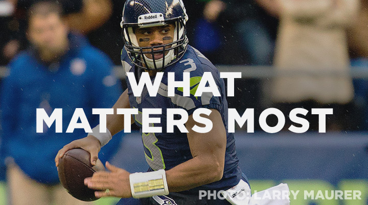 What matters most to Seahawks QB Russell Wilson